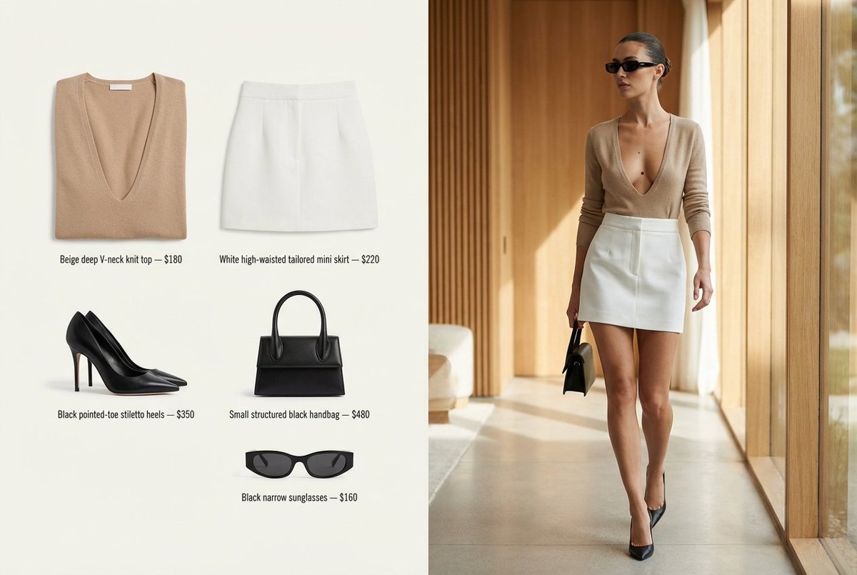 Nanobanana模型生成 一张精致的时尚大片 - AI绘画提示词参考