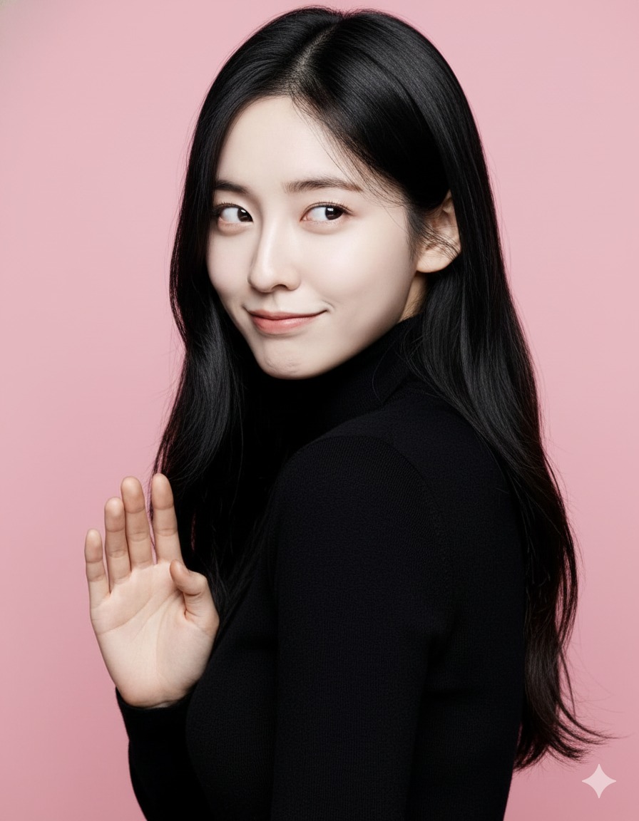 Nanobanana模型生成 粉调棚拍的傲娇定格照 - AI绘画提示词参考