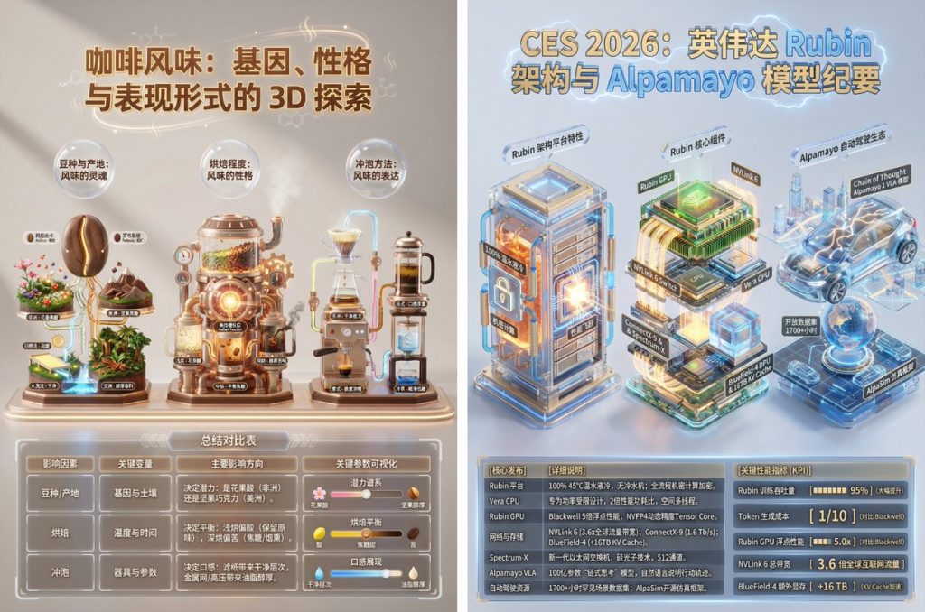 3D Infographic & Visual Data | 3D信息图与数据可视化 6 Nanobanana模型生成 高密度的中文 3D 信息图 - AI绘画提示词参考