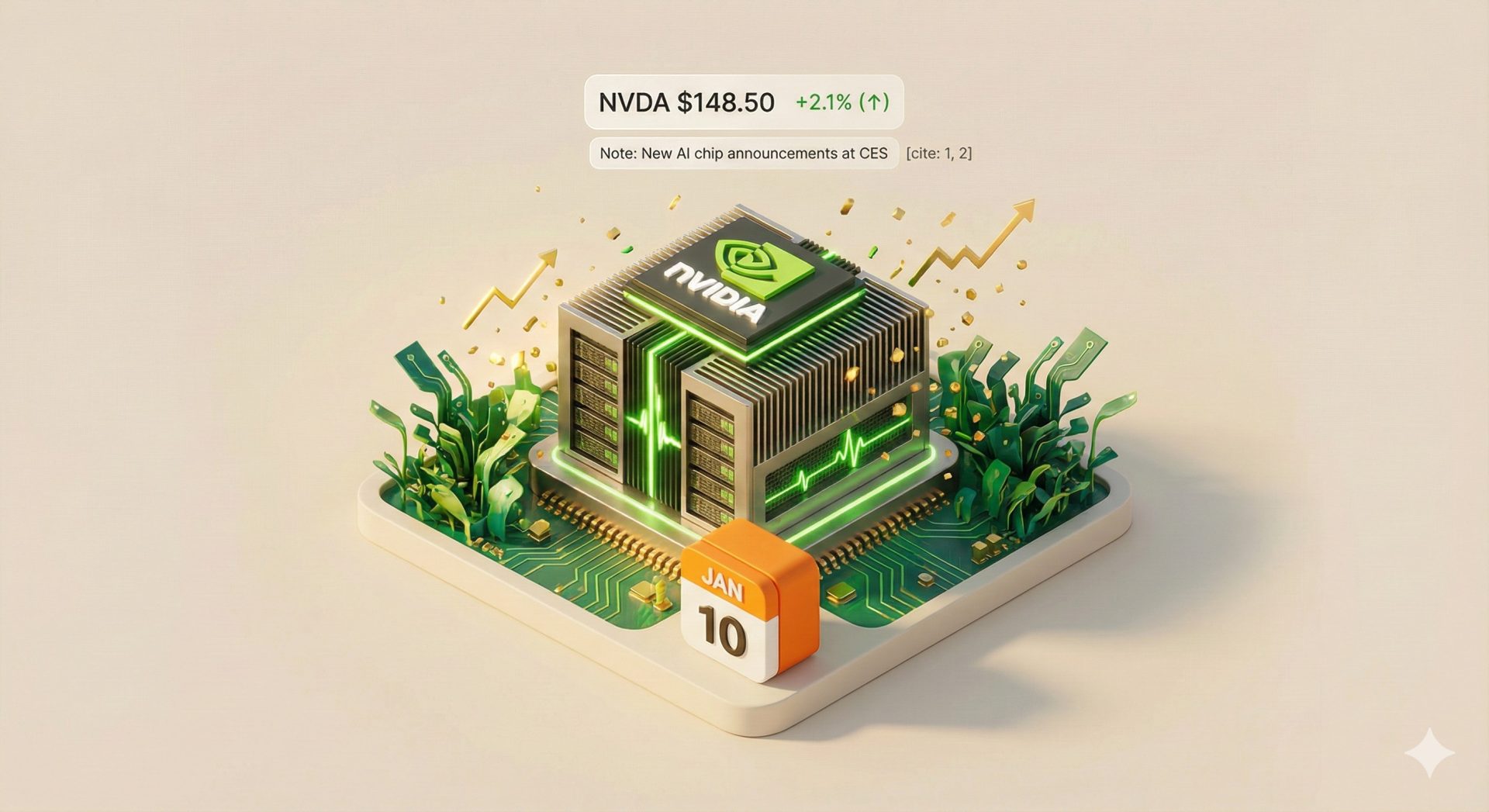 3D轴测微缩模型可视化海报