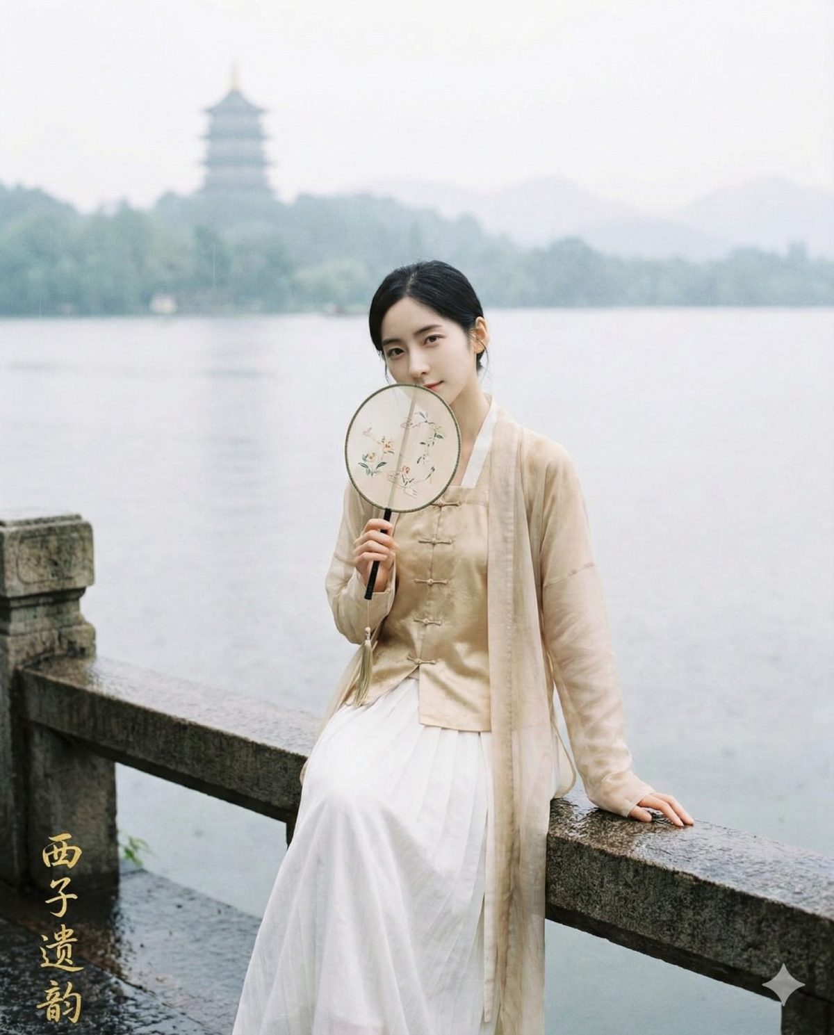 Nanobanana模型生成 江南女子的温柔韵味 - AI绘画提示词参考