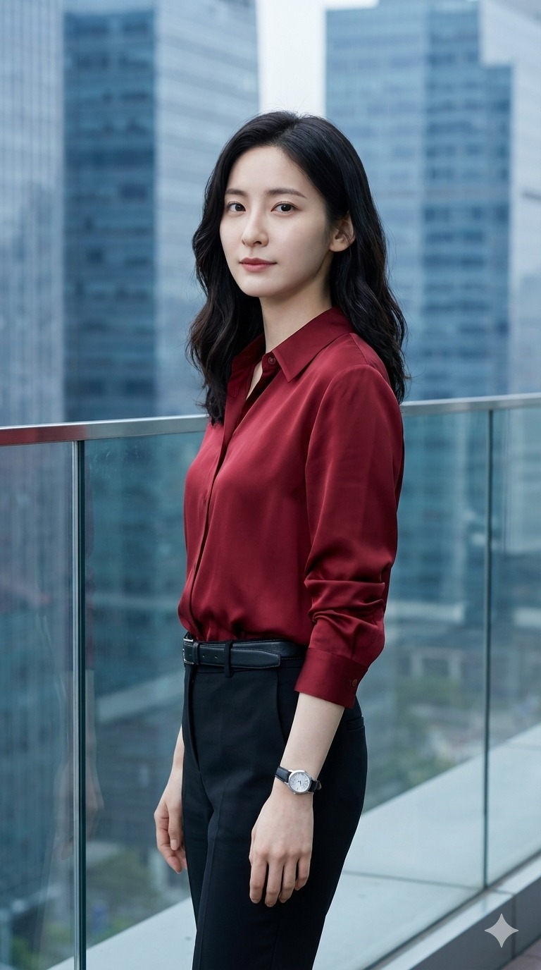 Nanobanana模型生成 都市露台精英肖像 - AI绘画提示词参考