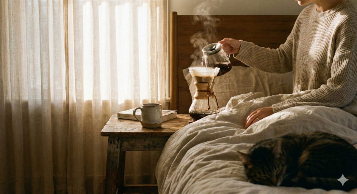 Nanobanana模型生成 金色晨光中的慢生活美学 - AI绘画提示词参考