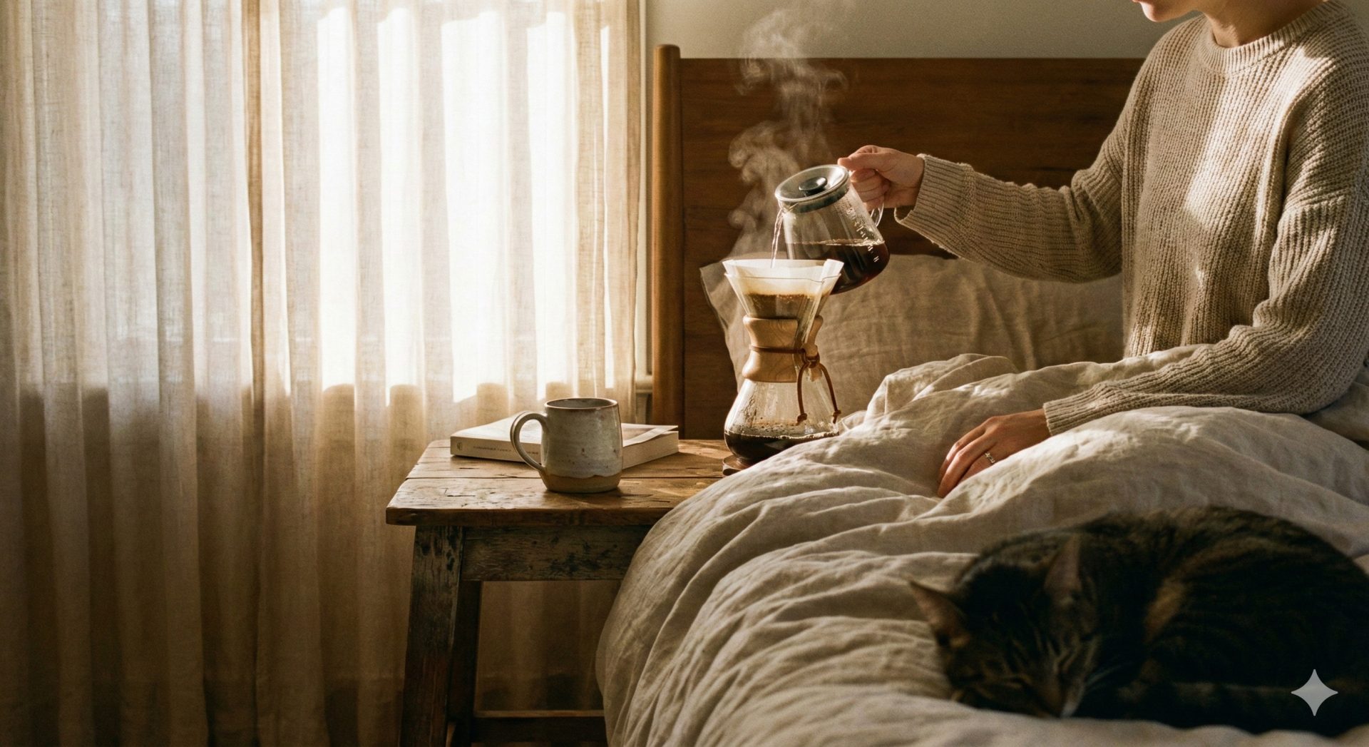 金色晨光中的慢生活美学