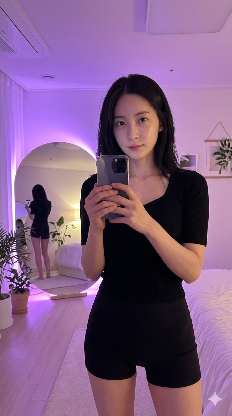 Nanobanana模型生成 极简卧室氛围大片 - AI绘画提示词参考