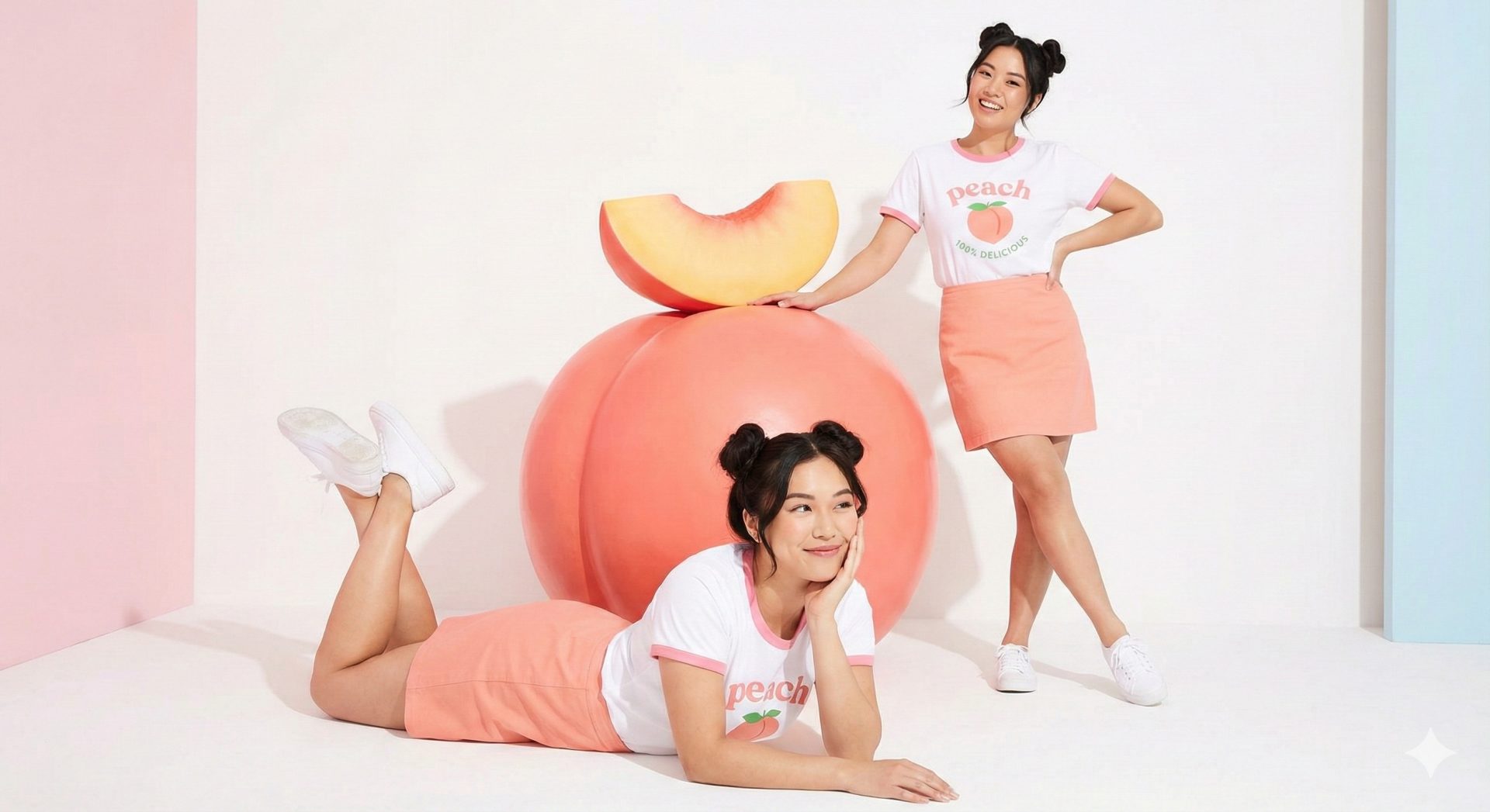 Sweet Peach Editorial | 蜜桃清甜大片