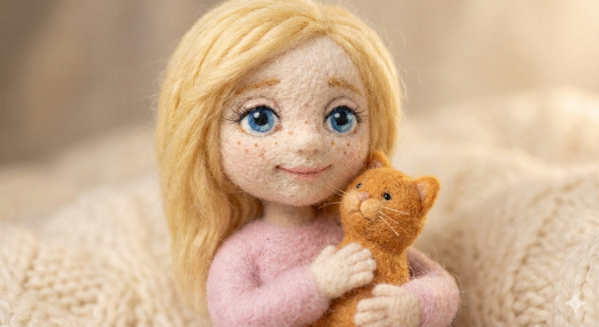 Felt Doll Charm | 羊毛毡治愈系图鉴