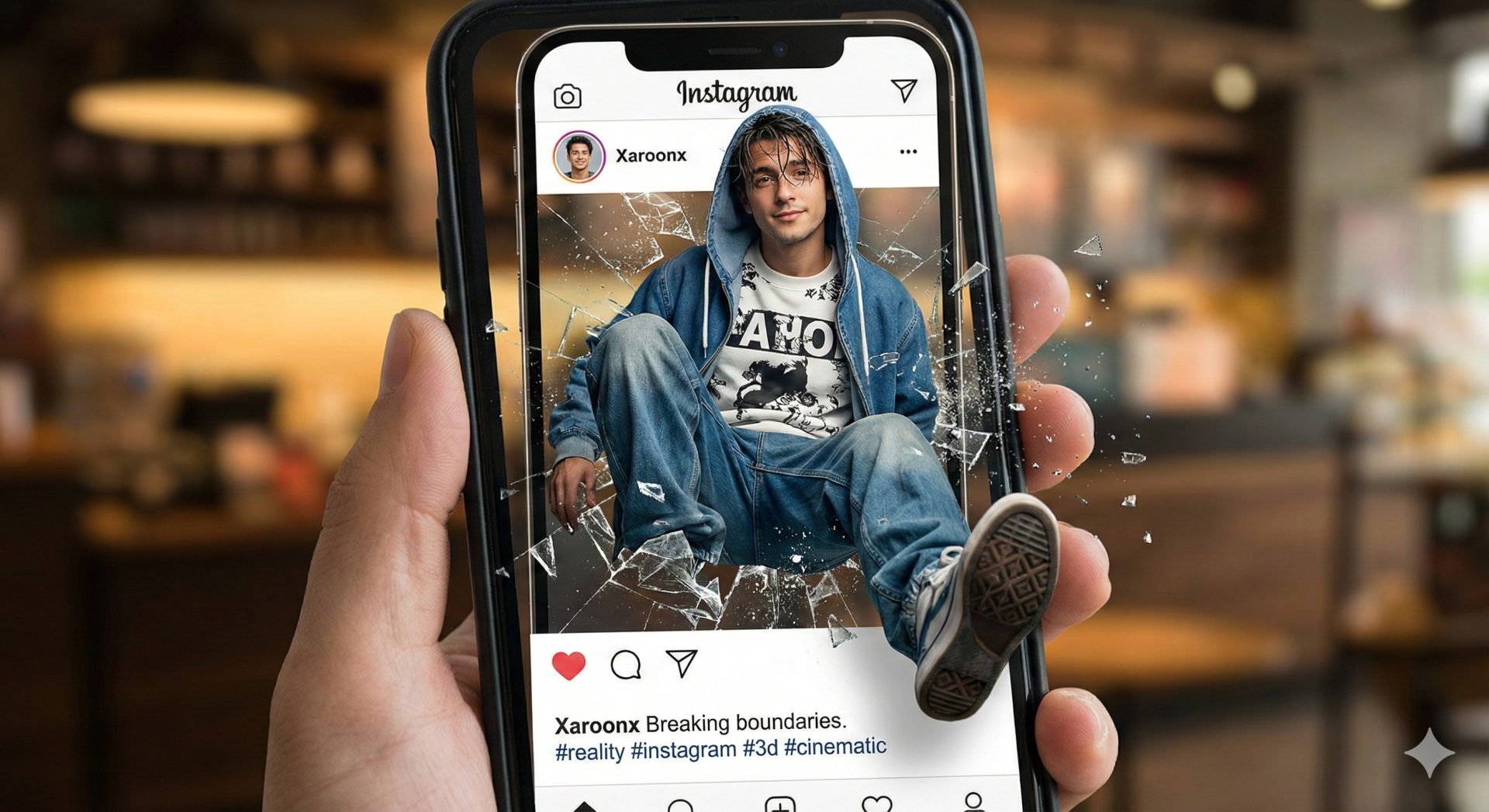 3D Instagram Breakout | 破屏视觉矩阵