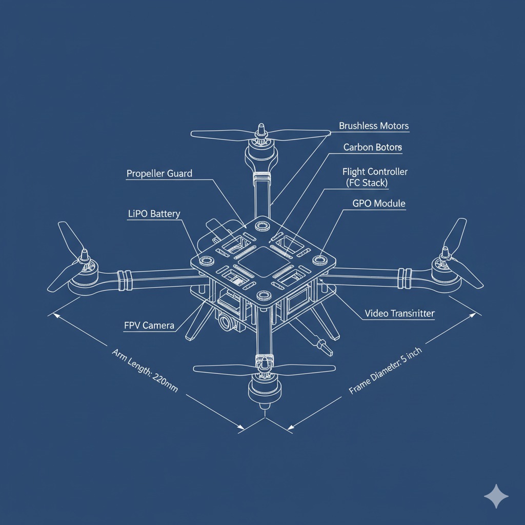Nanobanana模型生成 精密蓝图线稿图 - AI绘画提示词参考