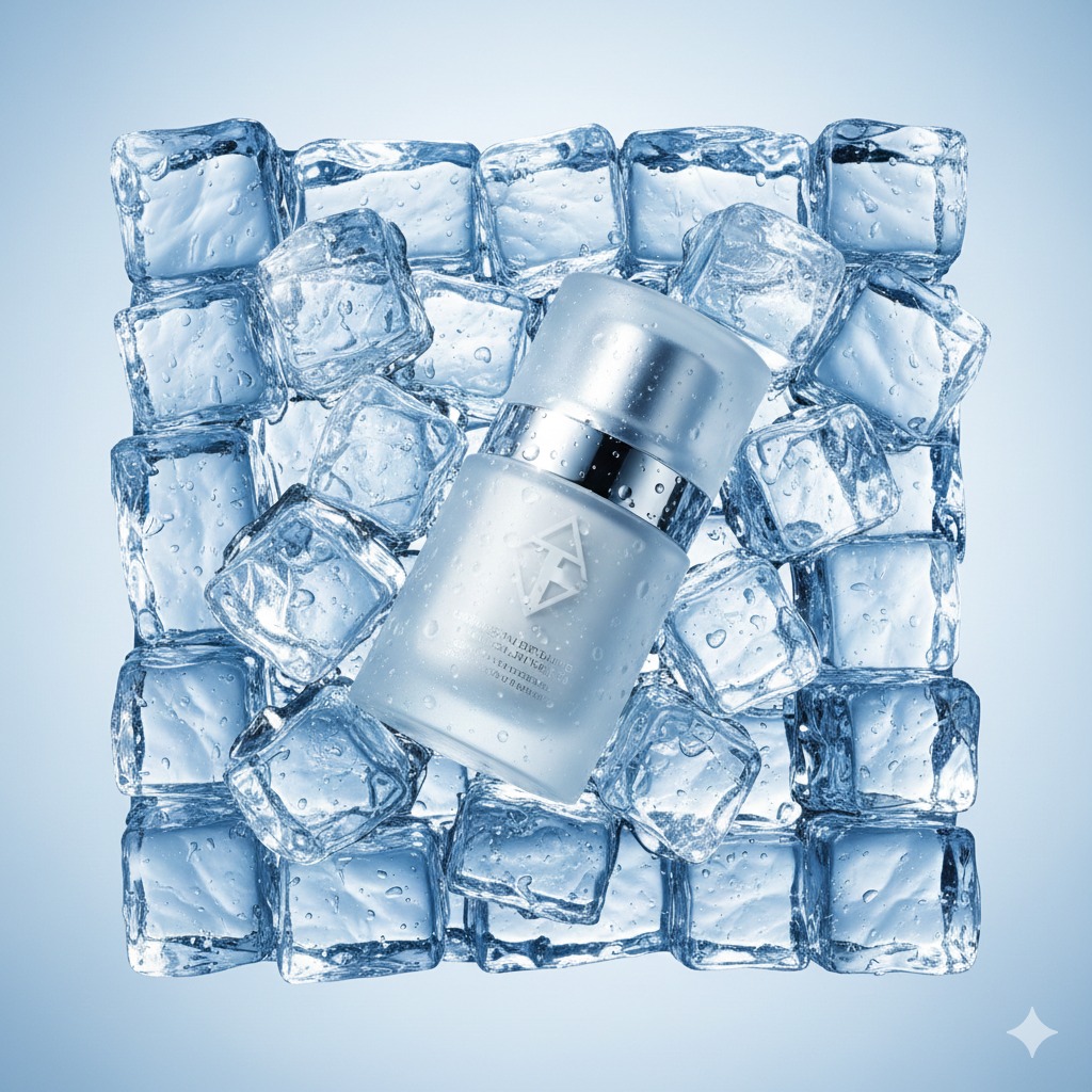 Frozen Luxury Skincare | 极简冰封护肤大片 2 Frozen Luxury Skincare | 极简冰封护肤大片