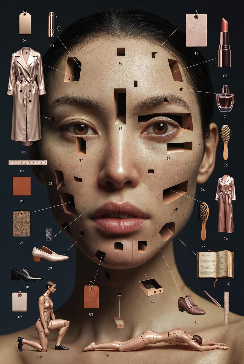 3D Deconstruction Human Reality | 3D 现实主义人像解构 2 3D Deconstruction Human Reality | 3D 现实主义人像解构