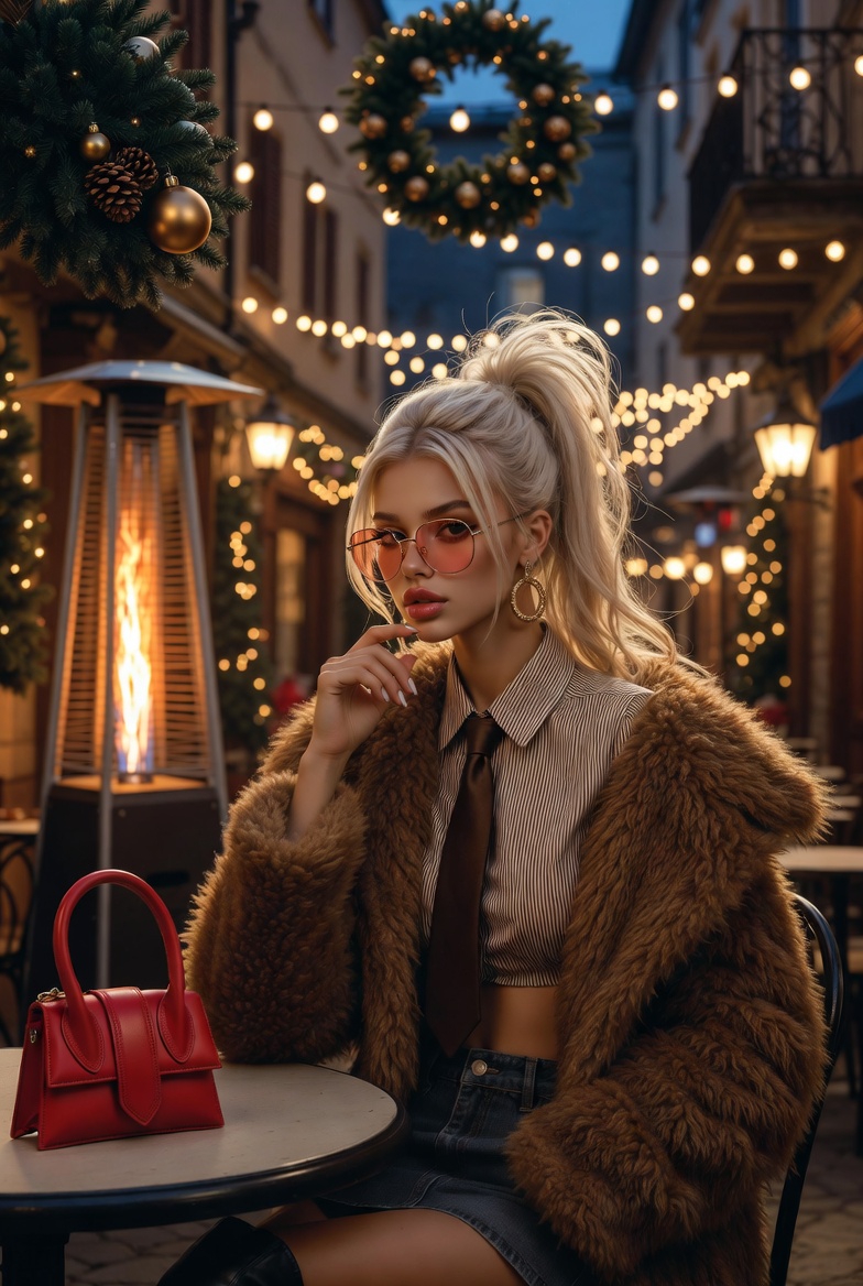 Charming Winter Street | 慵懒冬日圣诞人像 2 Charming Winter Street | 慵懒冬日圣诞人像