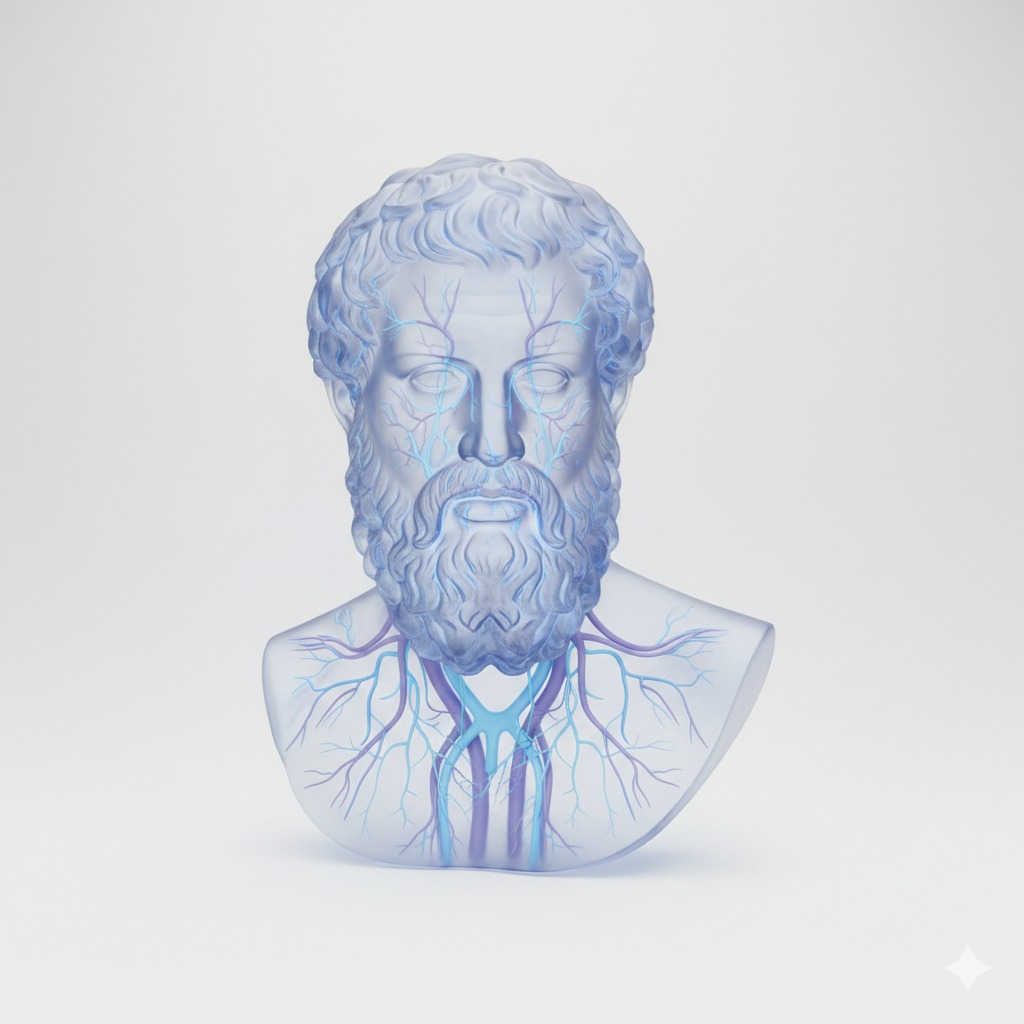 Nanobanana模型生成 磨砂颅骨脉网 - AI绘画提示词参考