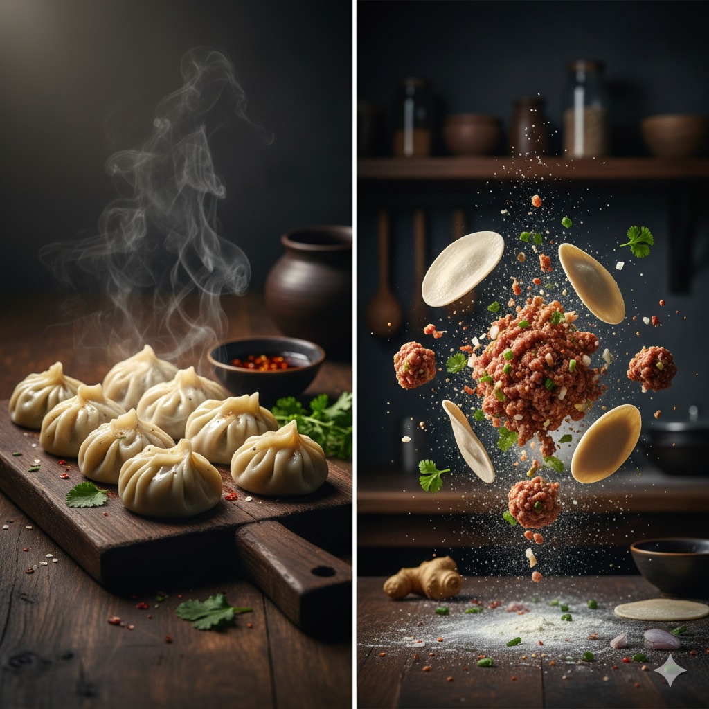 Nanobanana模型生成 饺子电影级写真 - AI绘画提示词参考