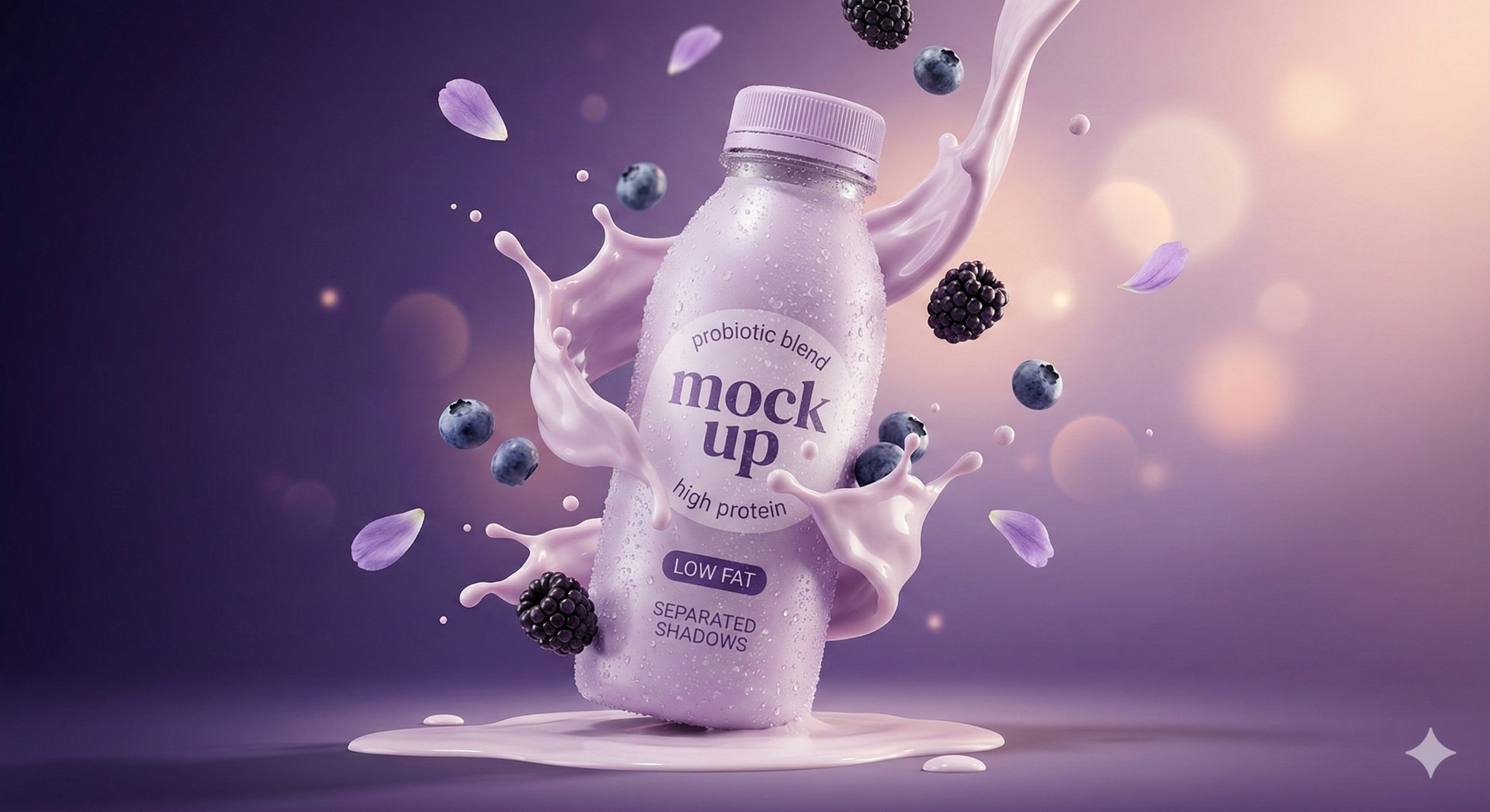 Dynamic Yogurt Splash | 酸奶飞溅广告大片