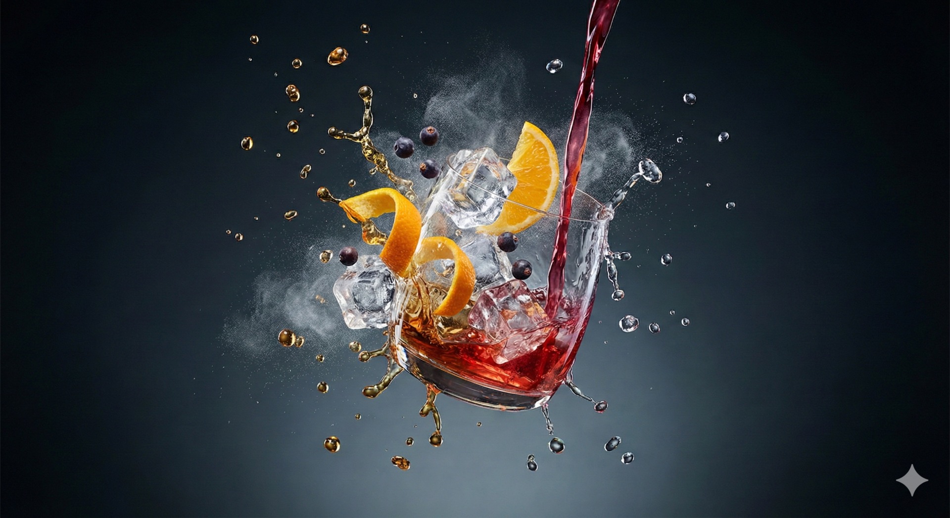 Dynamic Cocktail Splash | 动感鸡尾酒液态视觉