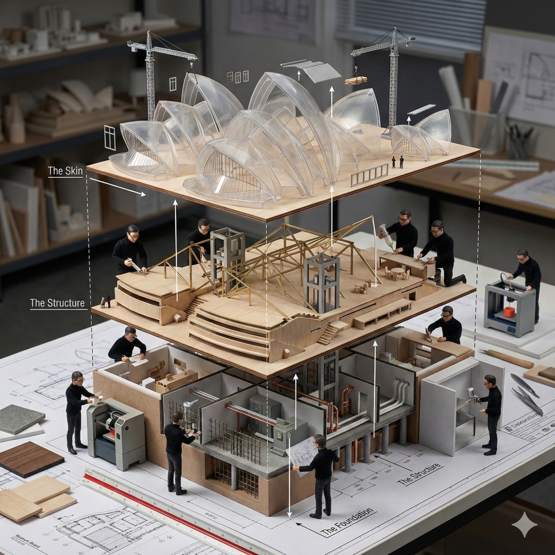 Architectural Meta Diorama | 建筑解构主义模型大片 2 Architectural Meta Diorama | 建筑解构主义模型大片