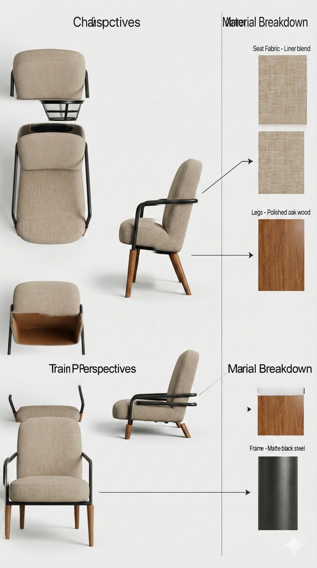 Nanobanana模型生成 黑金咖啡机悬浮爆炸视图 - AI绘画提示词参考