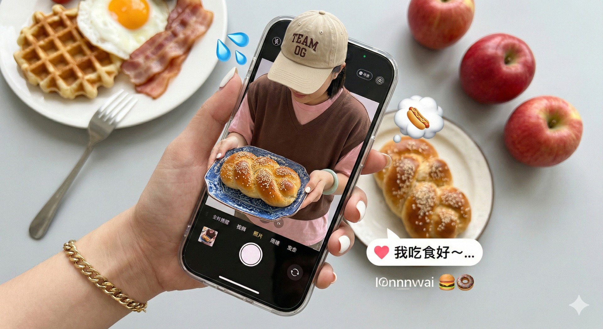 Augmented Reality Flatlay | 跨次元美食分身