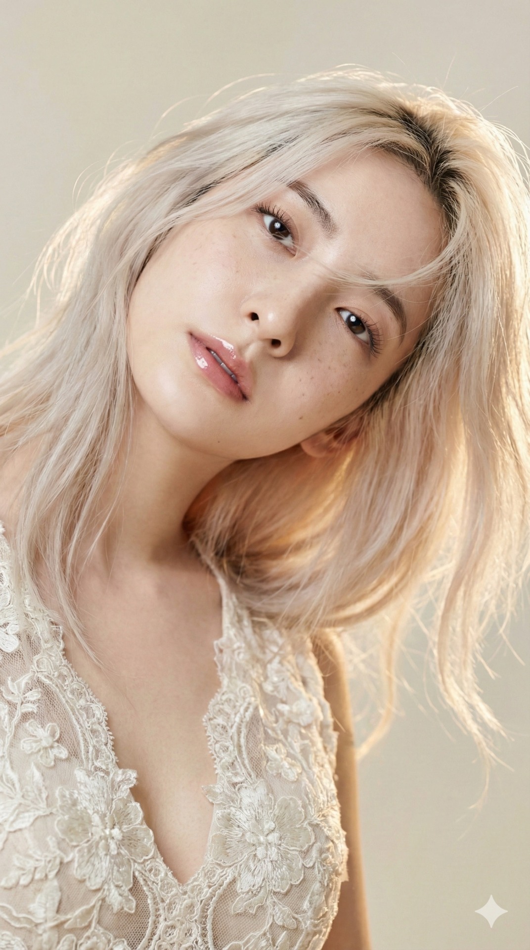 Nanobanana模型生成 柔美光影中的高级时尚大片 - AI绘画提示词参考