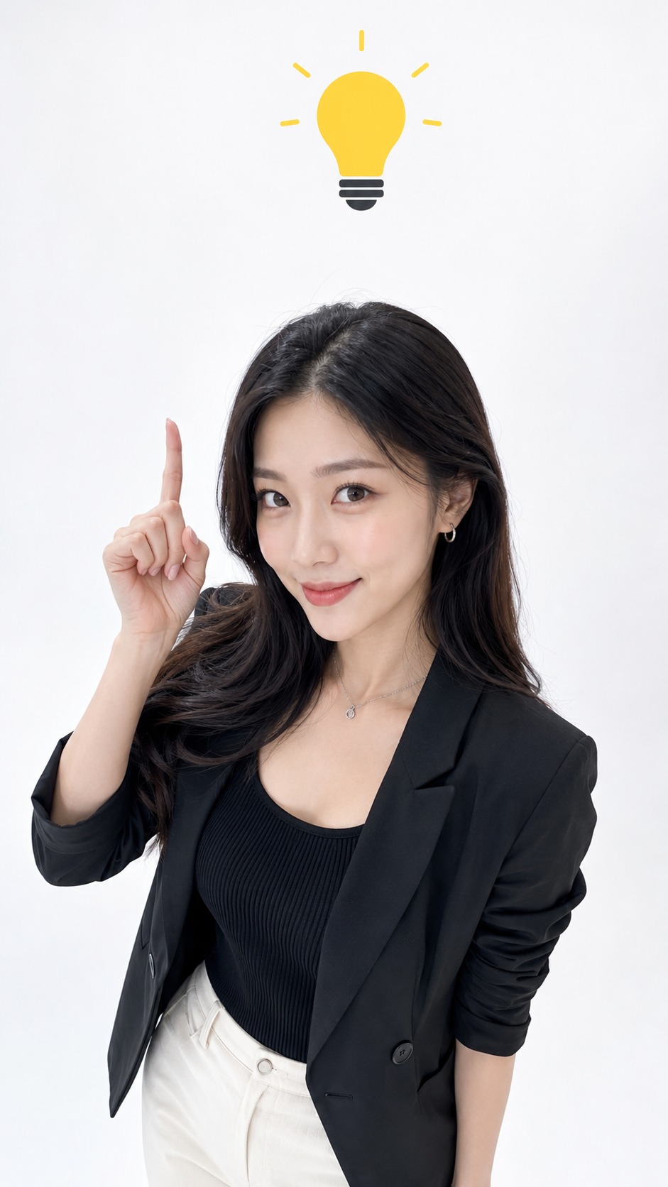 Nanobanana Pro 生成 韩美女博主短视频开场照 - AI绘画提示词