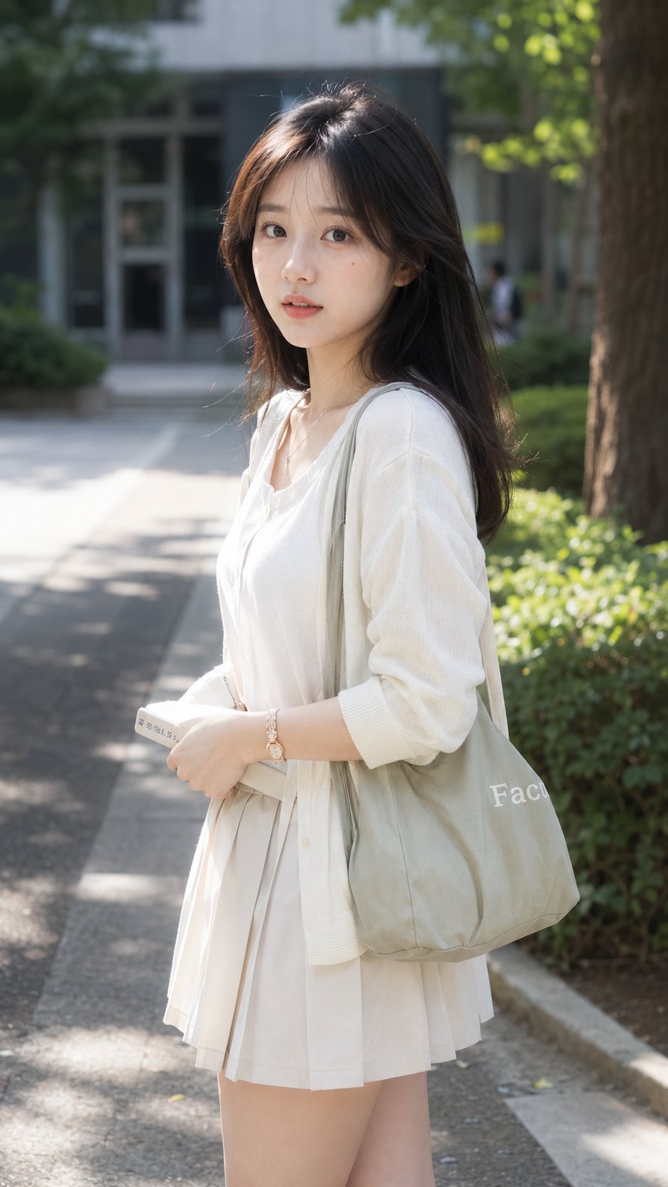 Nanobanana Pro 生成 校园清新风格高级质感东方女性写真 - AI绘画提示词