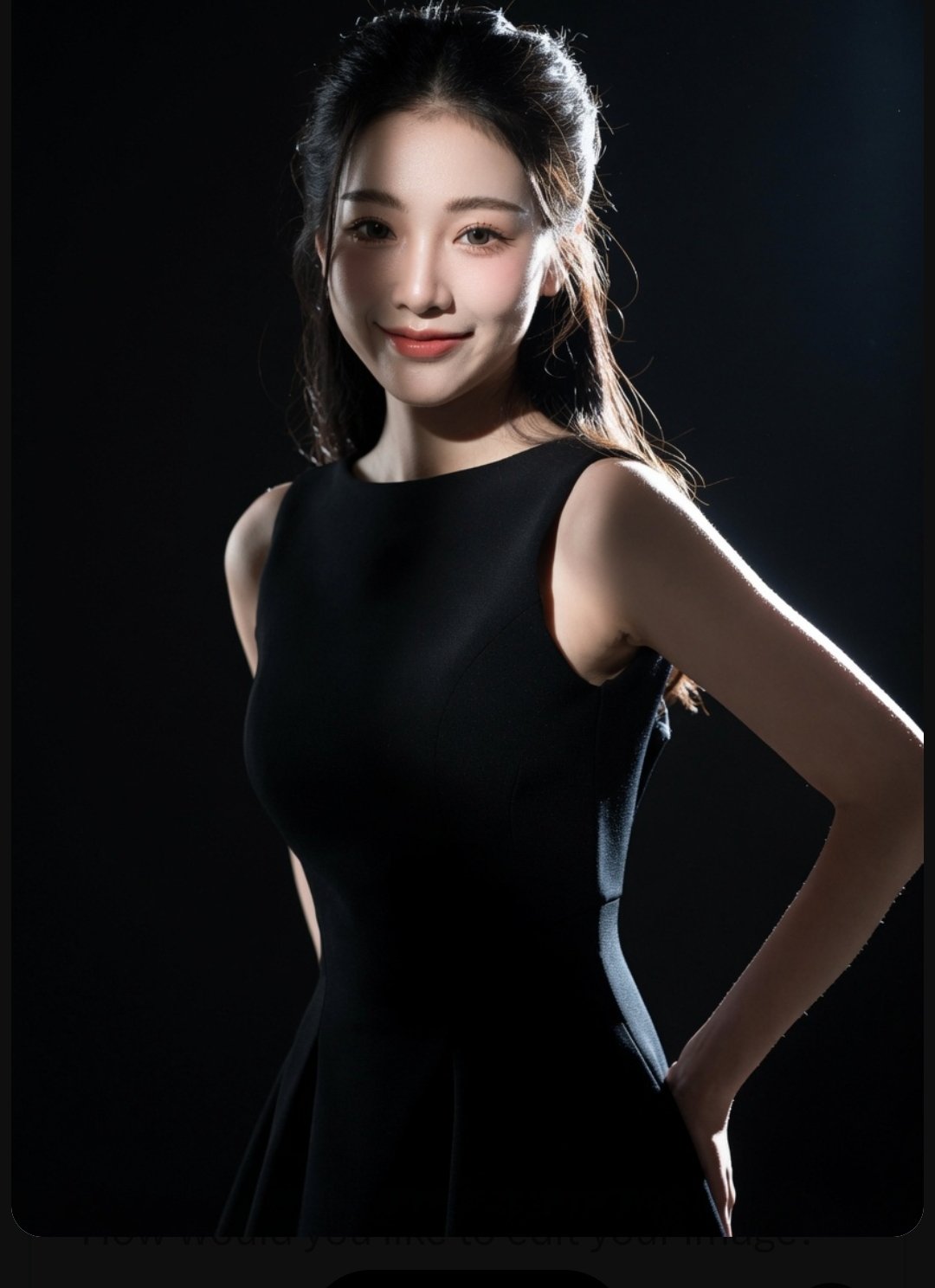 Nanobanana Pro 生成 高端电影感亚裔女性与西装男士影棚肖像 - AI绘画提示词