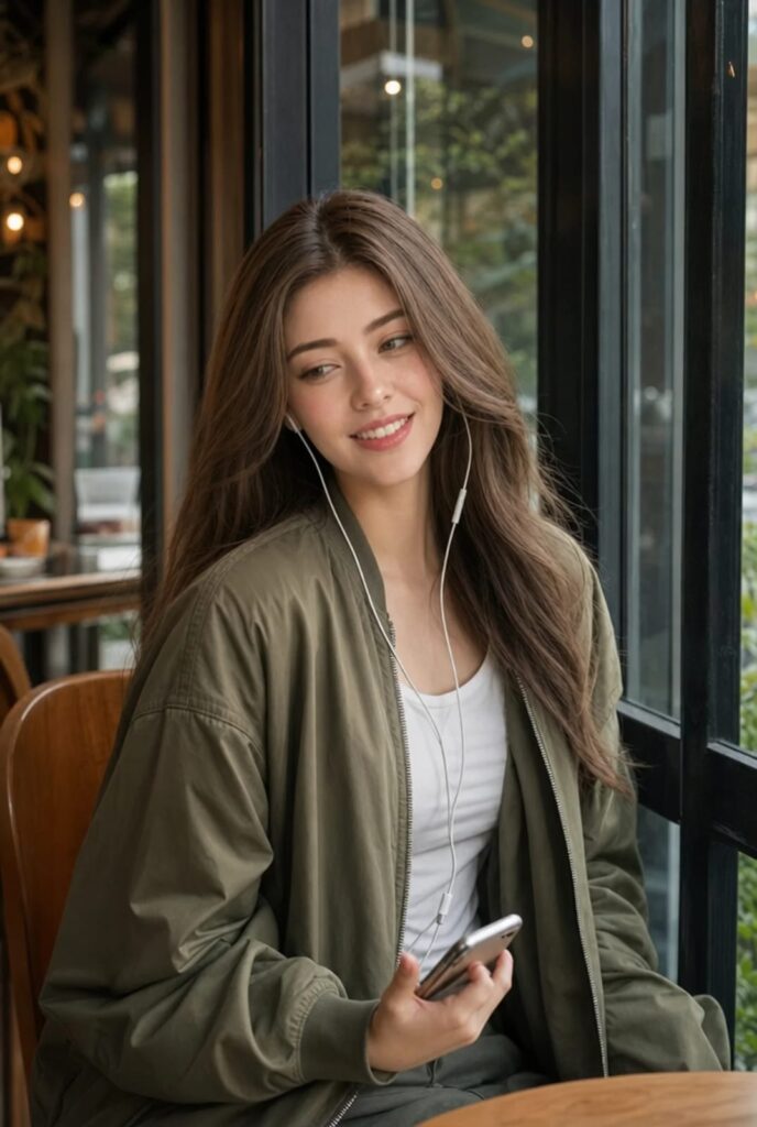 Ultra Realistic Asian Woman Cafe Portrait | 咖啡馆窗边质感写实亚洲女性人像 6 Nanobanana Pro 生成 咖啡馆窗边质感写实亚洲女性人像 - AI绘画提示词