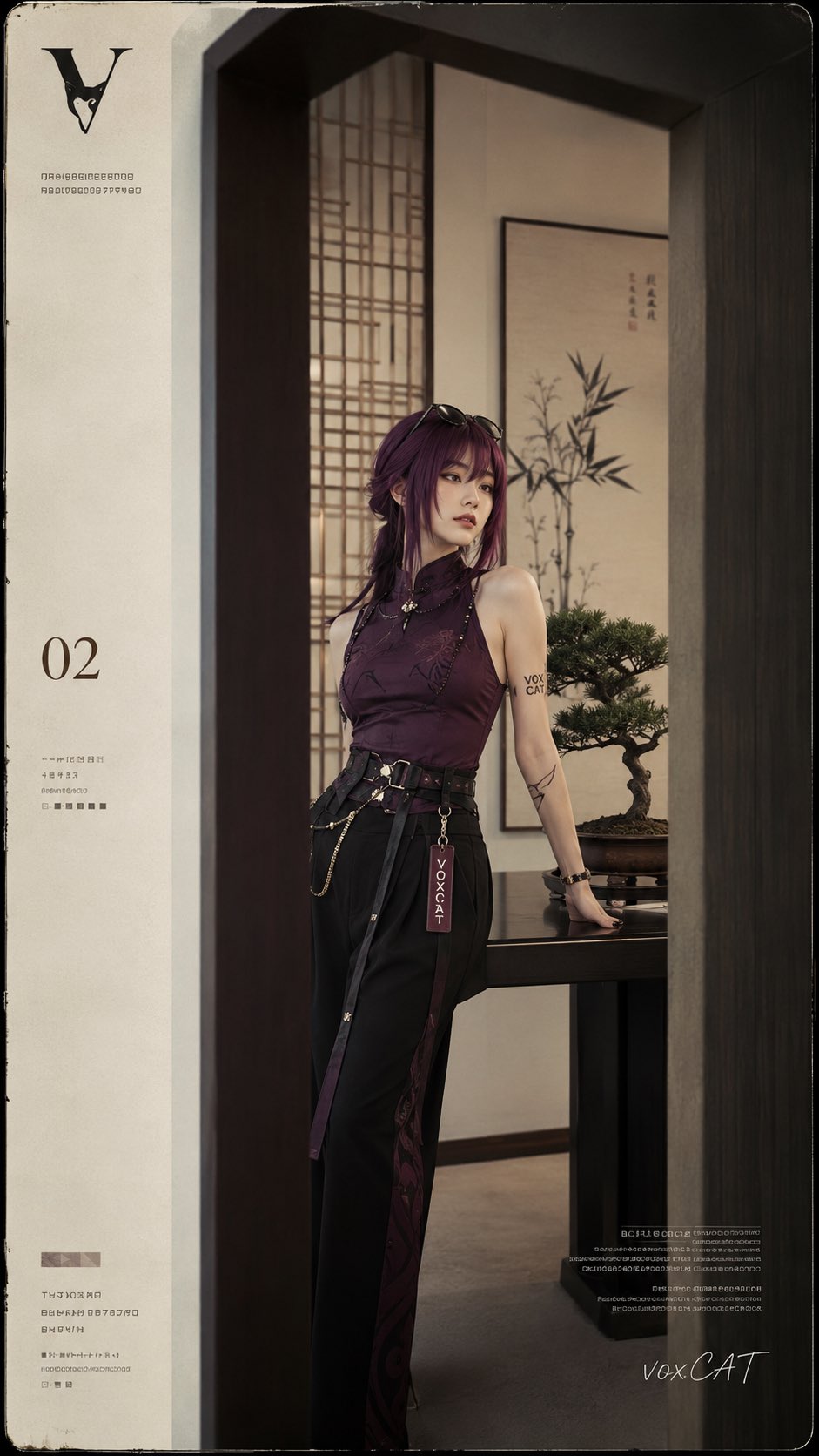 Nanobanana Pro 生成 新中式品牌视觉原创东亚女性时尚大片 - AI绘画提示词