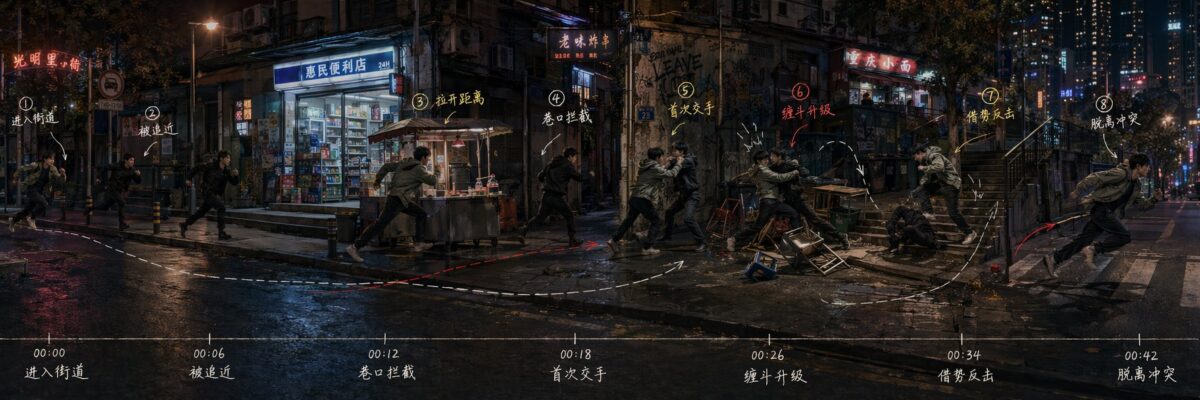 Nanobanana Pro 生成 超宽短剧场景故事看板 - AI绘画提示词