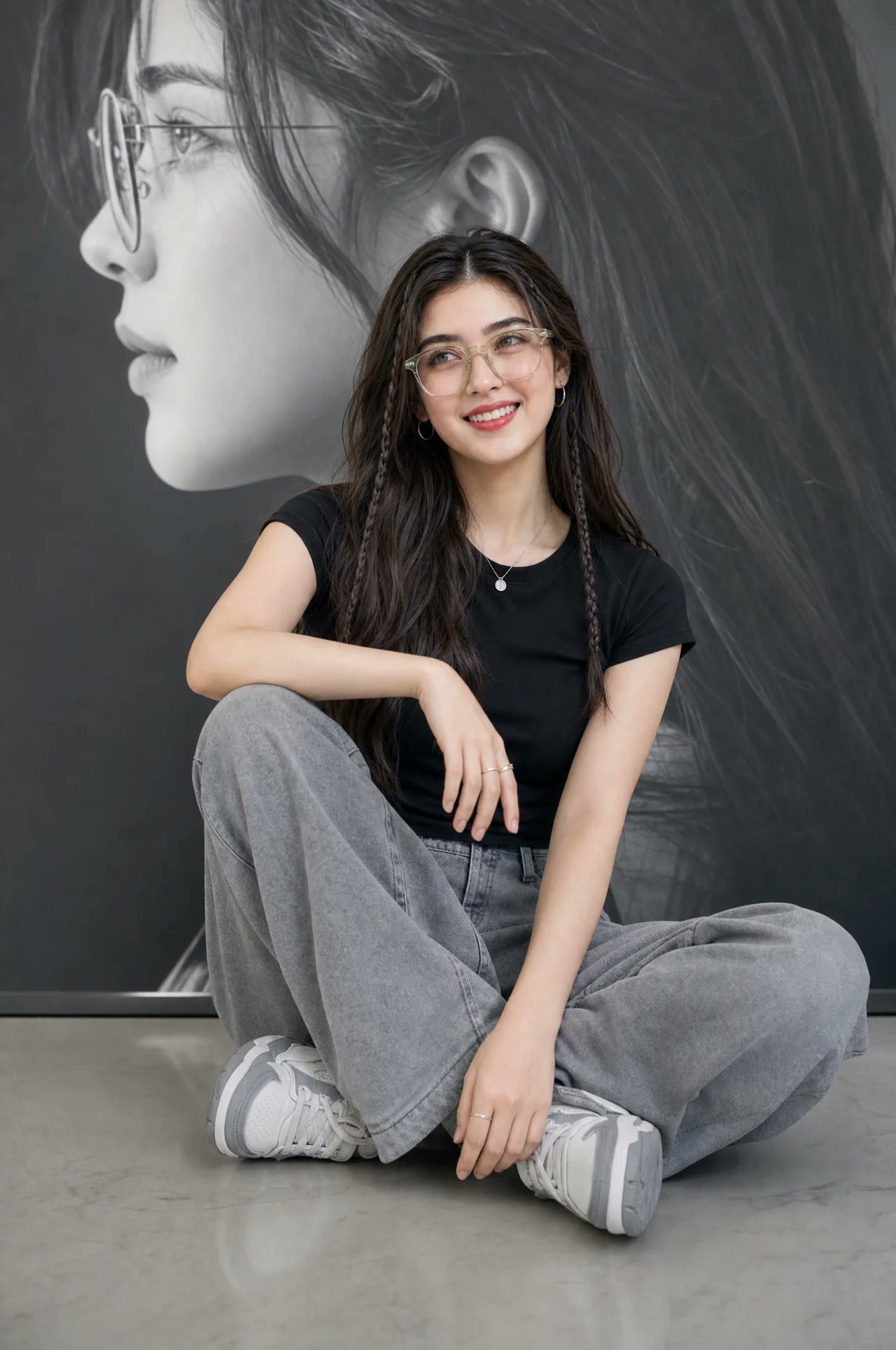Ultra Realistic Netflix Style Urban Studio Fashion Portrait | 超现实IMAX级Netflix风都市影棚时尚人像 2 Nanobanana Pro 生成 超现实IMAX级Netflix风都市影棚时尚人像 - AI绘画提示词