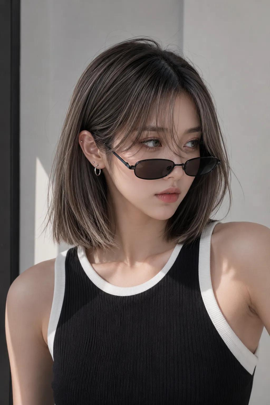 Nanobanana Pro 生成 超写实极简奢华东亚女性时尚肖像 - AI绘画提示词