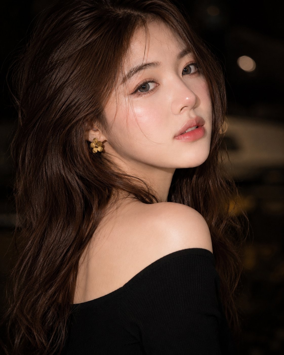 Nanobanana Pro 生成 超写实唯美年轻女性特写肖像 - AI绘画提示词