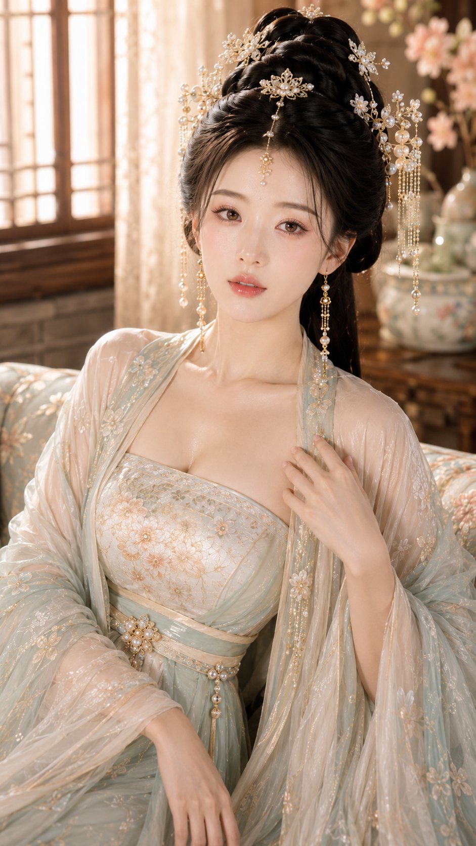 Nanobanana Pro 生成 古风贵女高级水光写真 - AI绘画提示词
