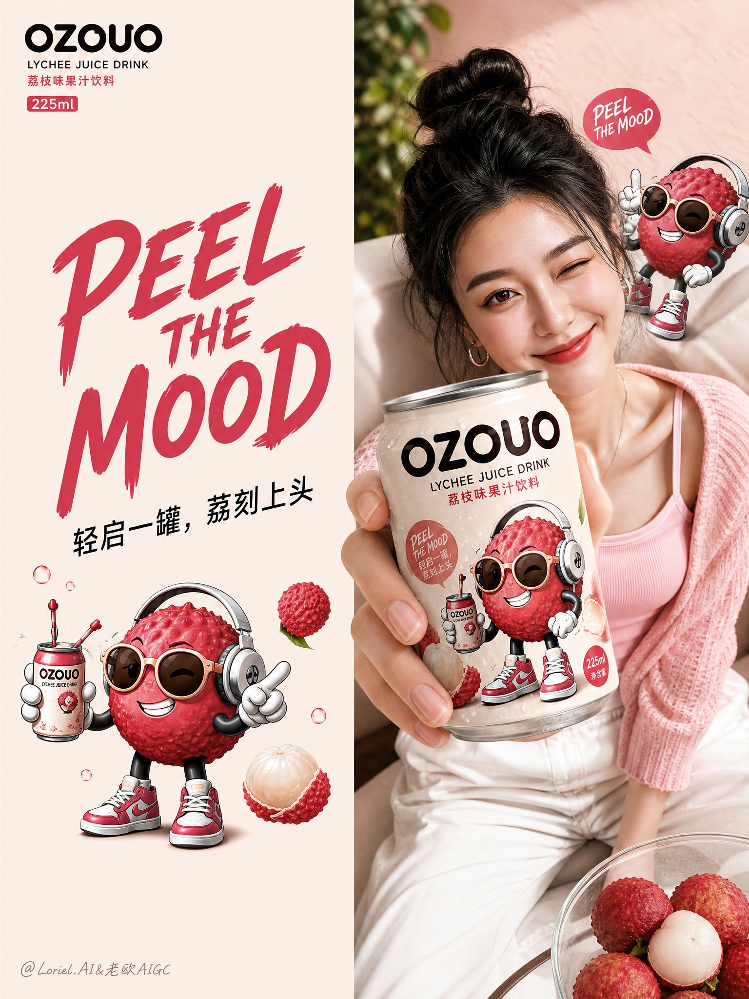 Ozouo Fruit Drink Retail Application Board | OZOUO果饮品牌零售视觉应用板 2 Nanobanana Pro 生成 OZOUO果饮品牌零售视觉应用板 - AI绘画提示词