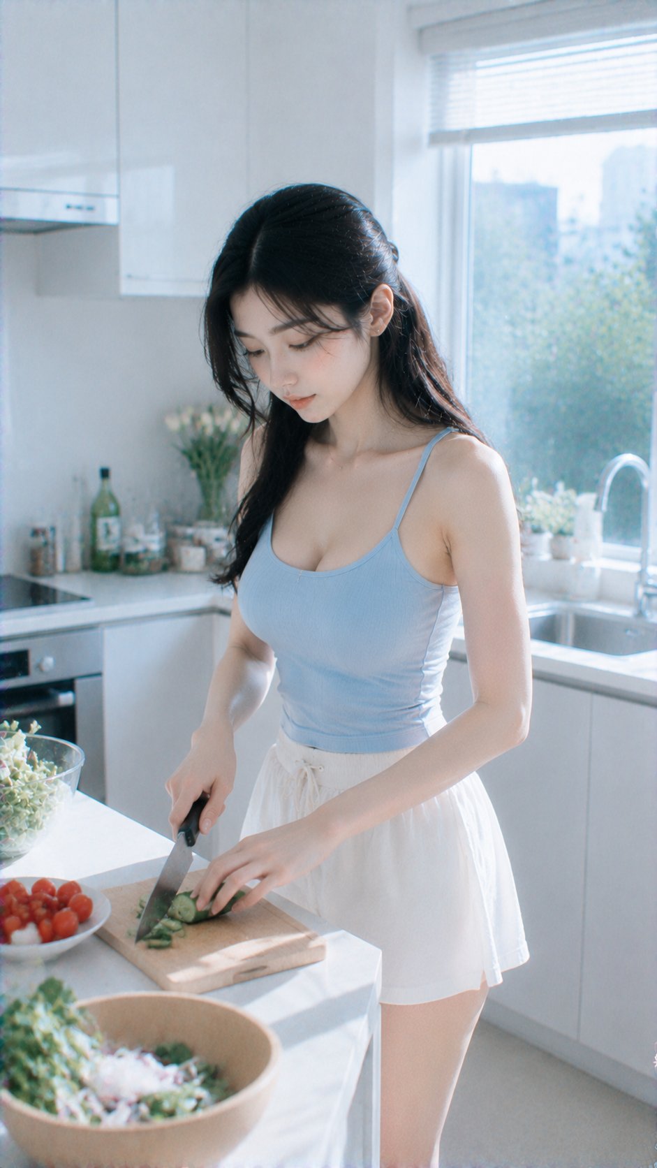 Nanobanana Pro 生成 冷白清透CCD居家生活写真 - AI绘画提示词