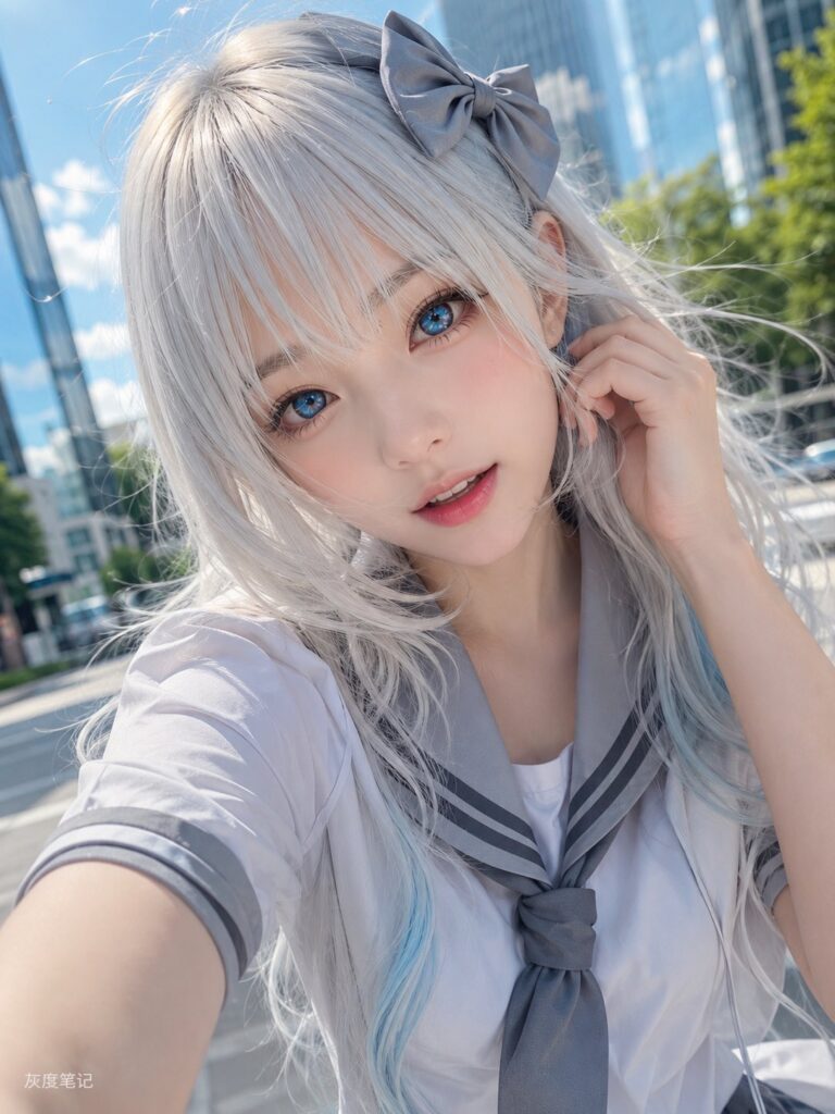 Nanobanana Pro 生成 超写实动漫日系少女自拍视频人像 - AI绘画提示词