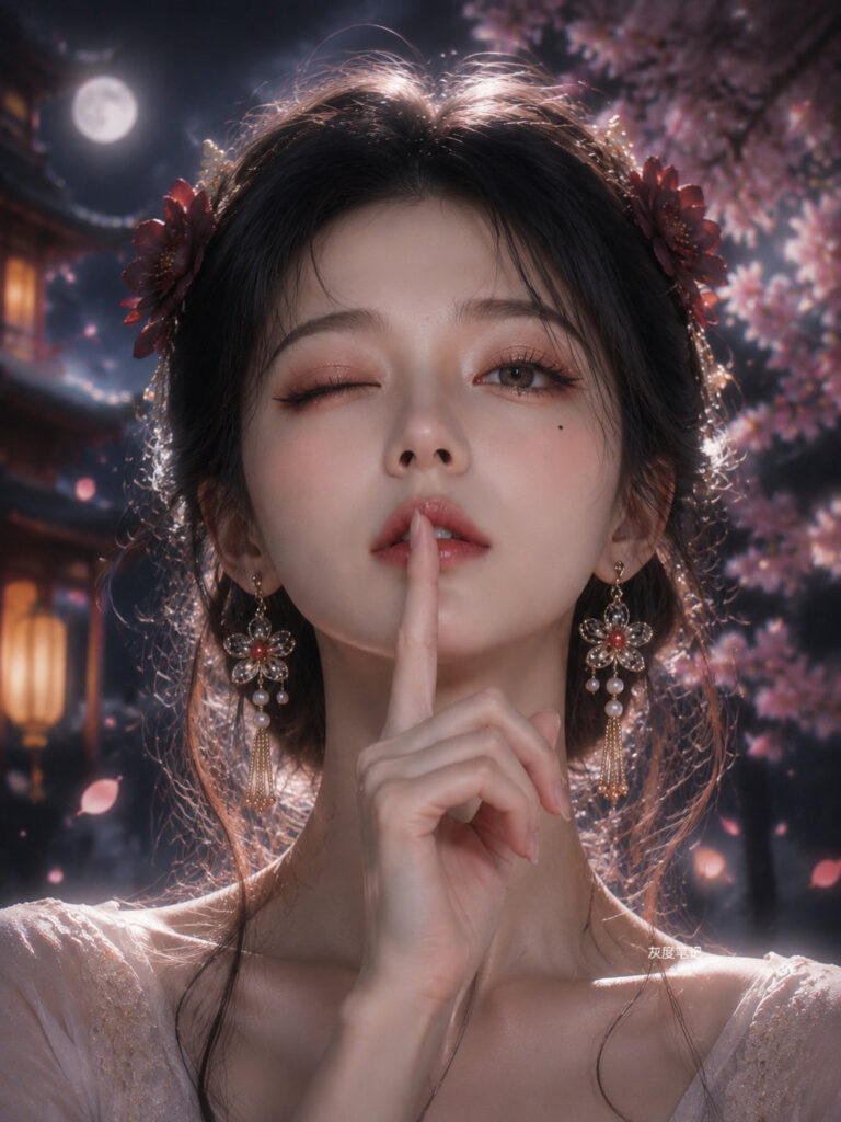Nanobanana Pro 生成 超写实东方幻想女性电影肖像 - AI绘画提示词