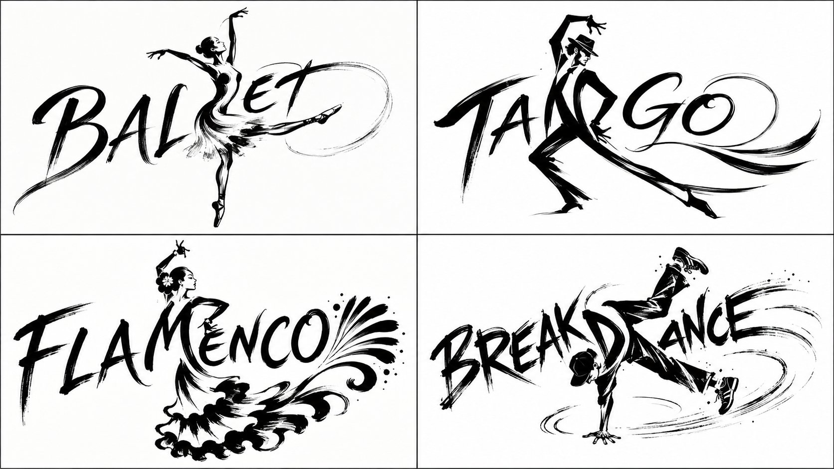 Typographic Embodiment Performance Prompt | 单词肢体融合动态字形艺术生成 2 Nanobanana Pro 生成 单词肢体融合动态字形艺术生成 - AI绘画提示词