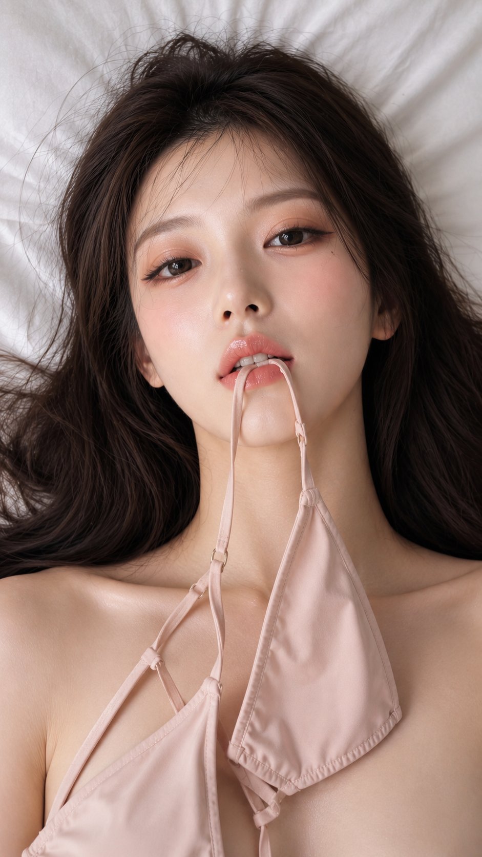 Nanobanana Pro 生成 游艇东亚女性写实美妆肖像 - AI绘画提示词