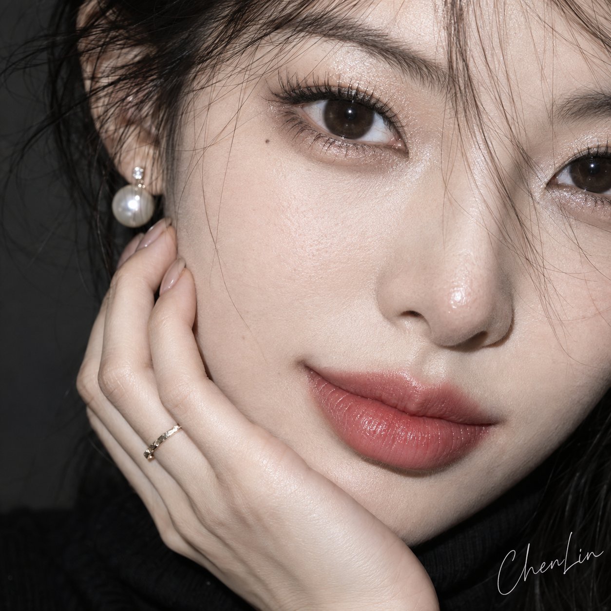 Korean Woman Avant Garde Makeup Macro Hard Flash Close Up | 韩系女性前卫美妆微距硬闪特写 2 Nanobanana Pro 生成 韩系女性前卫美妆微距硬闪特写 - AI绘画提示词