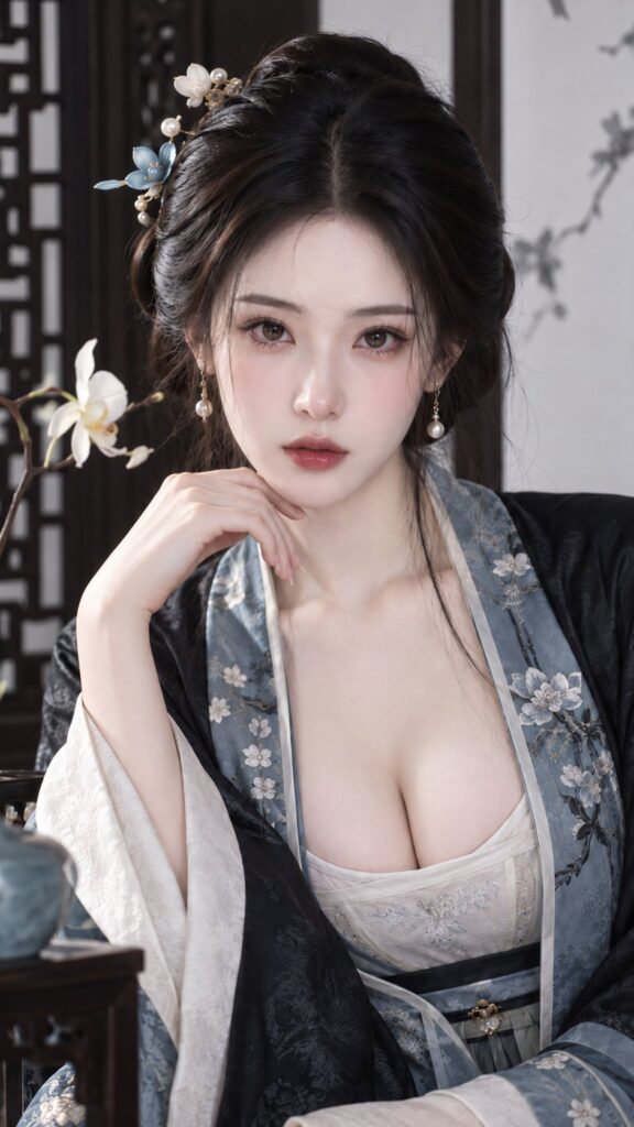 Ancient Chinese Minimalist Noble Lady Beauty Closeup | 古风极简端庄名门小姐美妆特写 4 Nanobanana Pro 生成 古风极简端庄名门小姐美妆特写 - AI绘画提示词