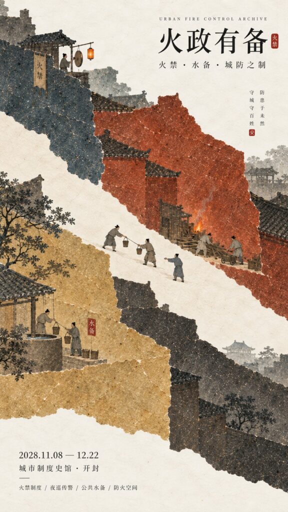 Modern Oriental Paper Fiber Aesthetic Poster Prompt | 现代东方纸纤维美学历史文化海报 5 Nanobanana Pro 生成 现代东方纸纤维美学历史文化海报 - AI绘画提示词