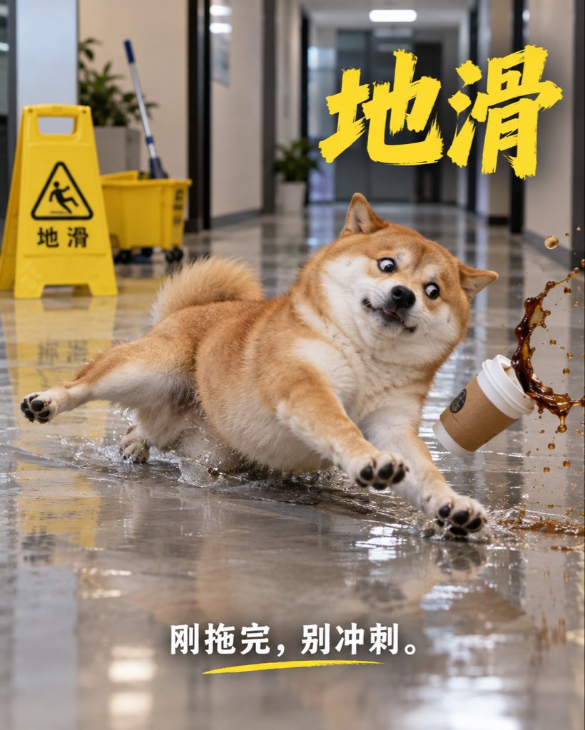 Nanobanana Pro 生成 真实动物情境拟人化警示图 - AI绘画提示词