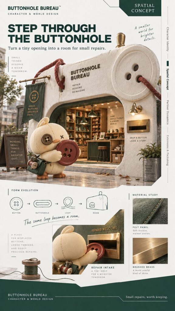Nanobanana Pro 生成 原创角色IP品牌设计提案四页全案 - AI绘画提示词