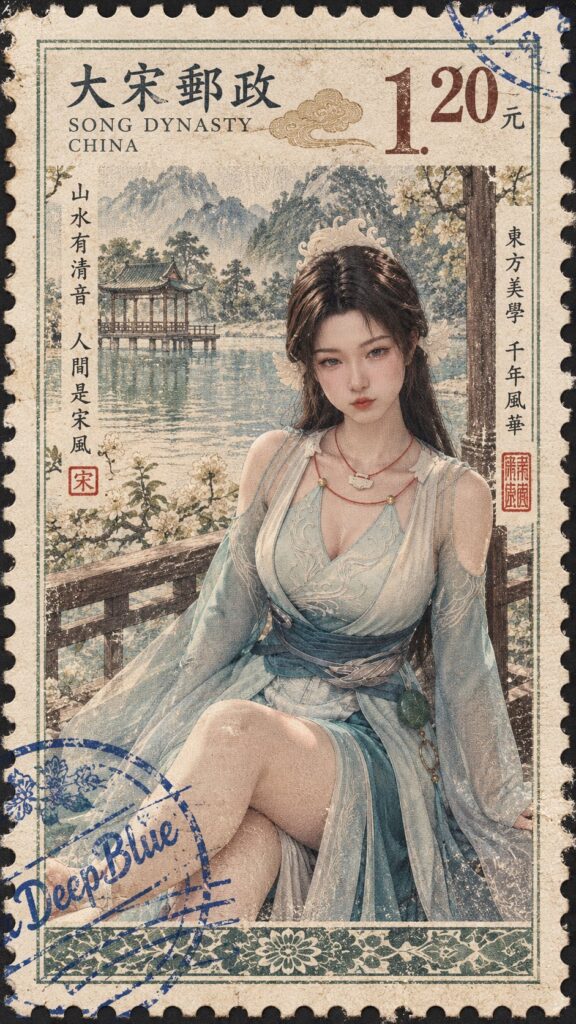 National Theme Vintage Stamp Design | 国家主题复古邮票设计质感 6 Nanobanana Pro 生成 国家主题复古邮票设计质感 - AI绘画提示词