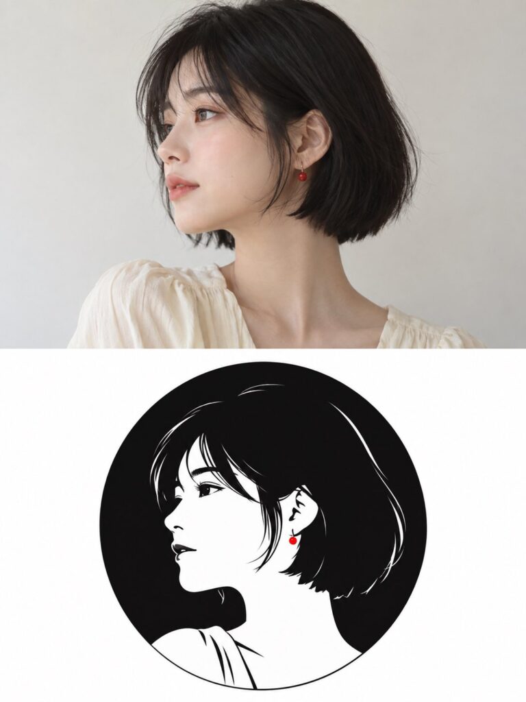 Split Panel Subject To Minimalist Flat Logo | 上下双拼主体转极简扁平化圆形图标 4 Nanobanana Pro 生成 上下双拼主体转极简扁平化圆形图标 - AI绘画提示词
