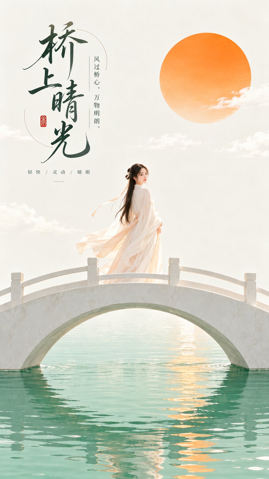 Oriental Zen Minimalist Feminine Aesthetic Cover | 东方禅意极简女性审美明快封面 2 Nanobanana Pro 生成 东方禅意极简女性审美明快封面 - AI绘画提示词
